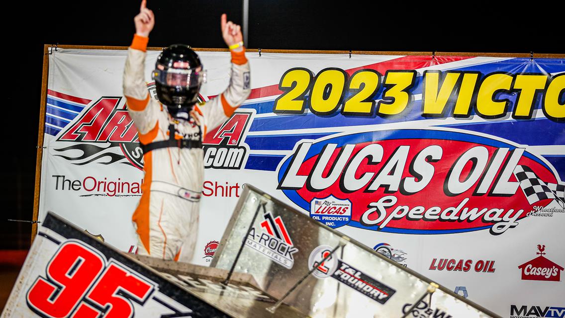 Covington Leads Start to Finish at Lucas Oil Speedway