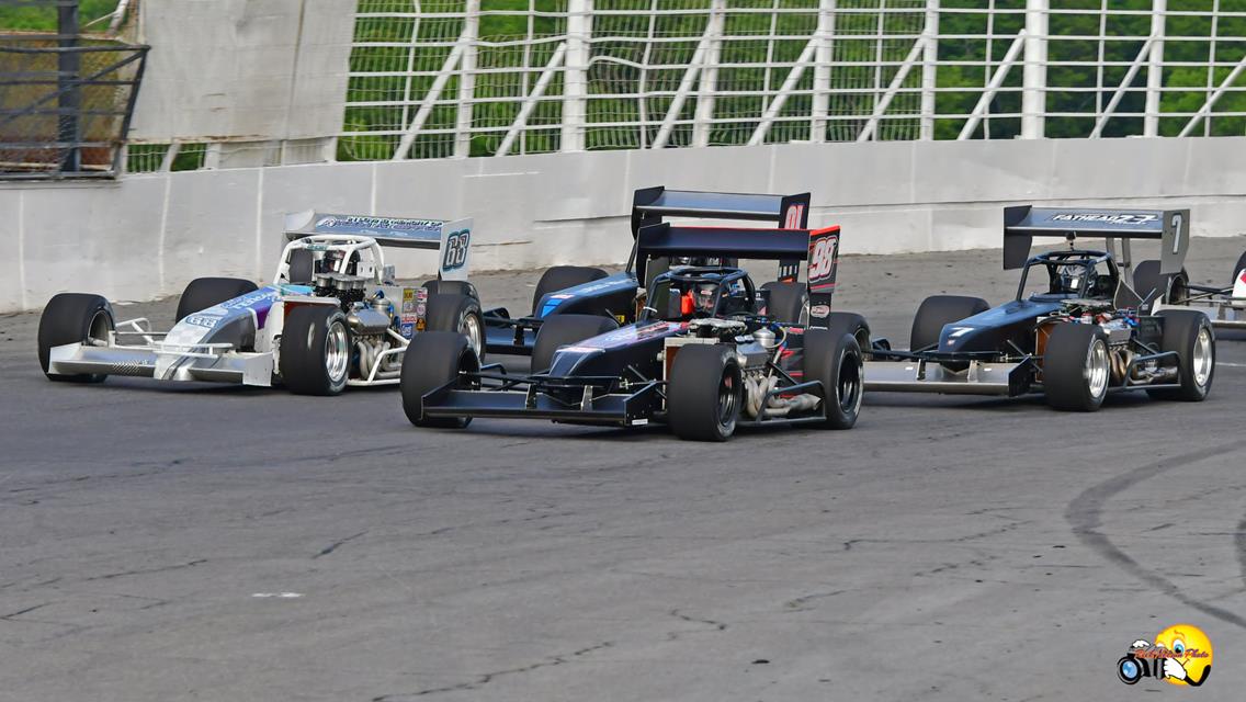 Jim Shampine and Tony White Memorials, Double 350 Super Features, and Fireworks at Oswego Speedway this Saturday, July 3