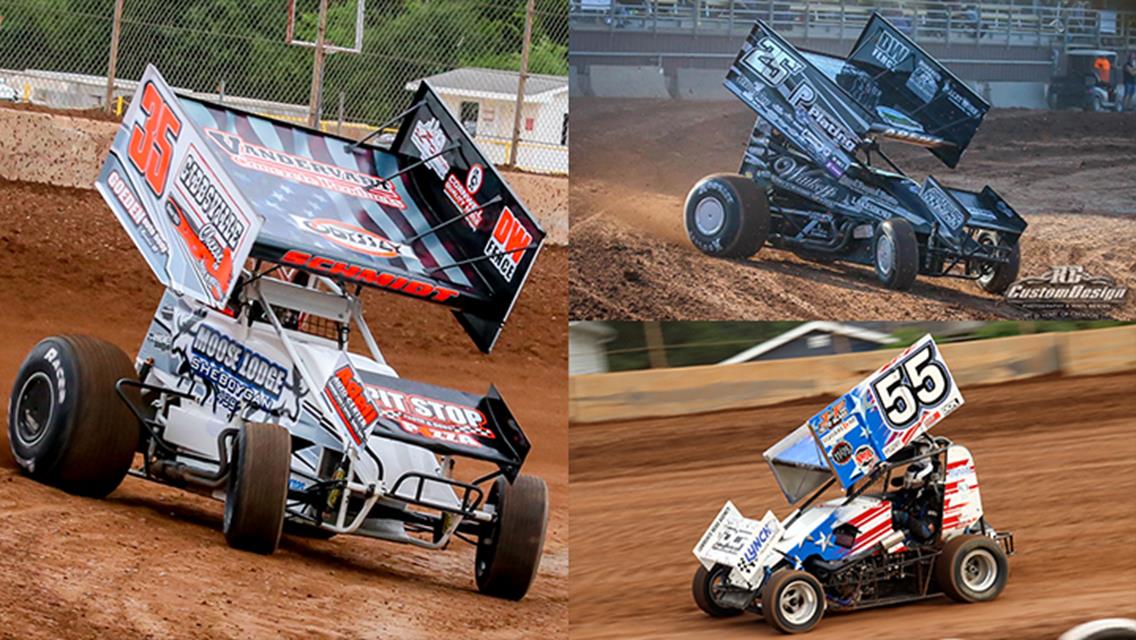 Schmidt scores third straight 360 Sprint Car triumph at Plymouth Dirt Track