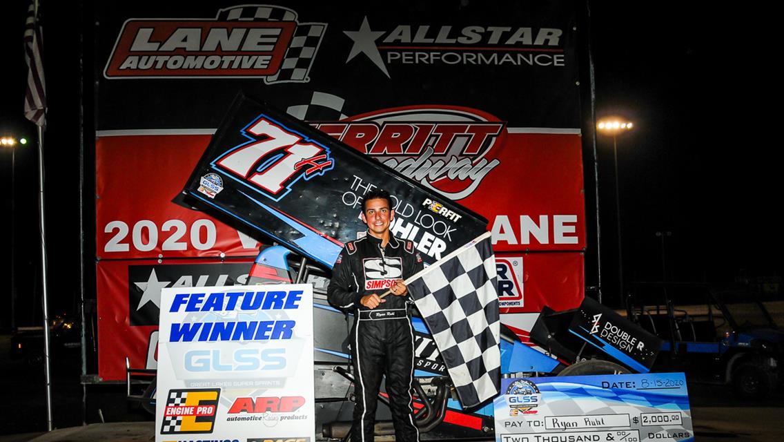 Ruhl Dominates in GLSS Visit to Merritt Speedway