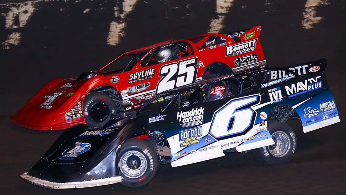 Larson Bests Castrol FloRacing Night in America Field at Brownstown
