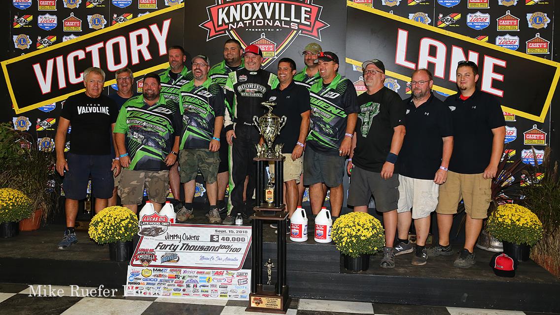 Jimmy Owens wins his first Lucas Oil Late Model Knoxville Nationals