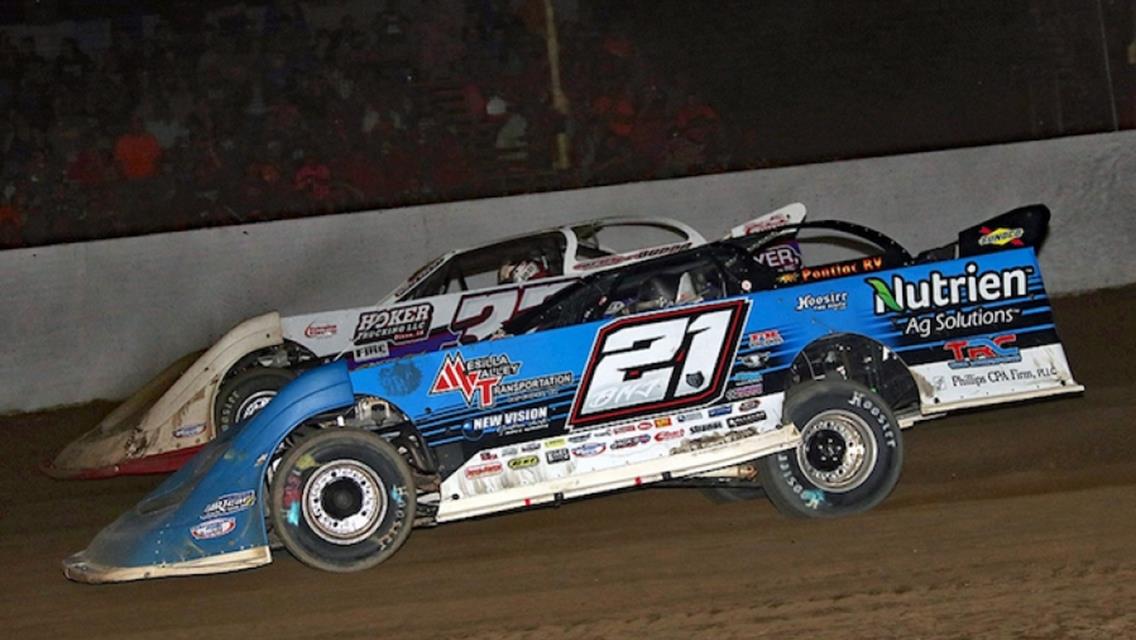 Oakshade Raceway (Wauseon, OH) – DIRTcar Summer Nationals – Birthday Race – July 16th, 2022. (Jim DenHamer photo)