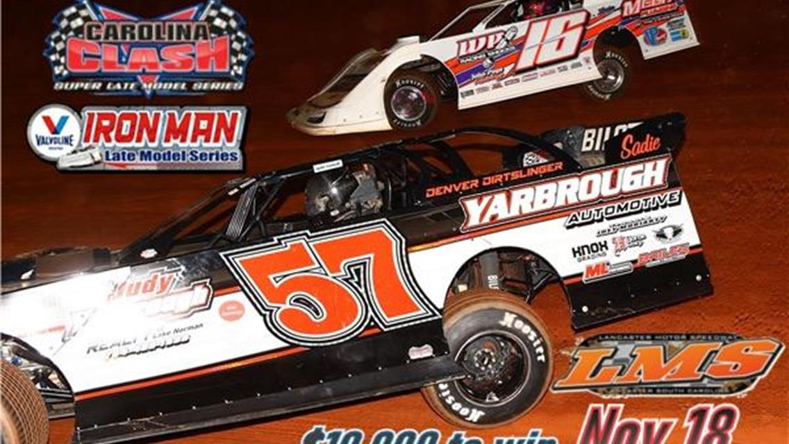 Palmetto State 50 set for November 18 at Lancaster for Iron-Man and Carolina Clash