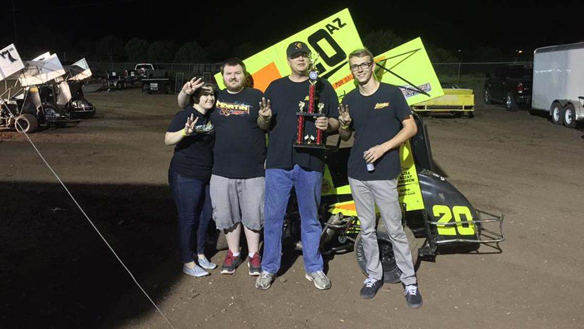 Jarrett Overcomes Part Failure and a Wild Ride to Pick Up a Win and a Top 5 in Show Low