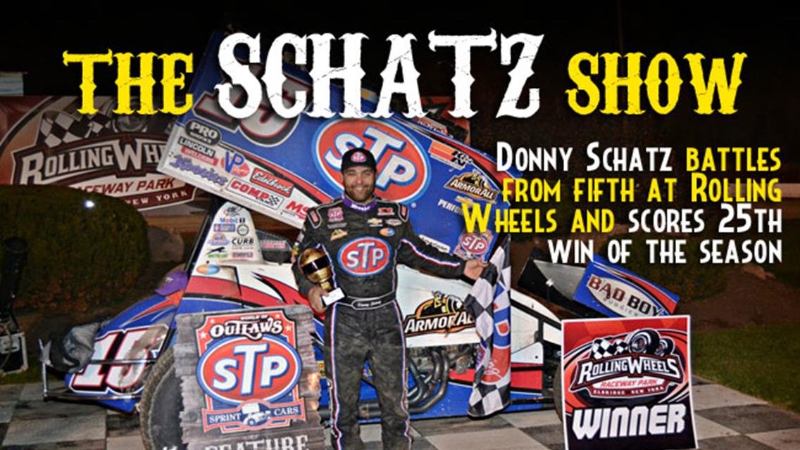 Rolling Wheels Victory Gives Schatz 25th Win of the Season