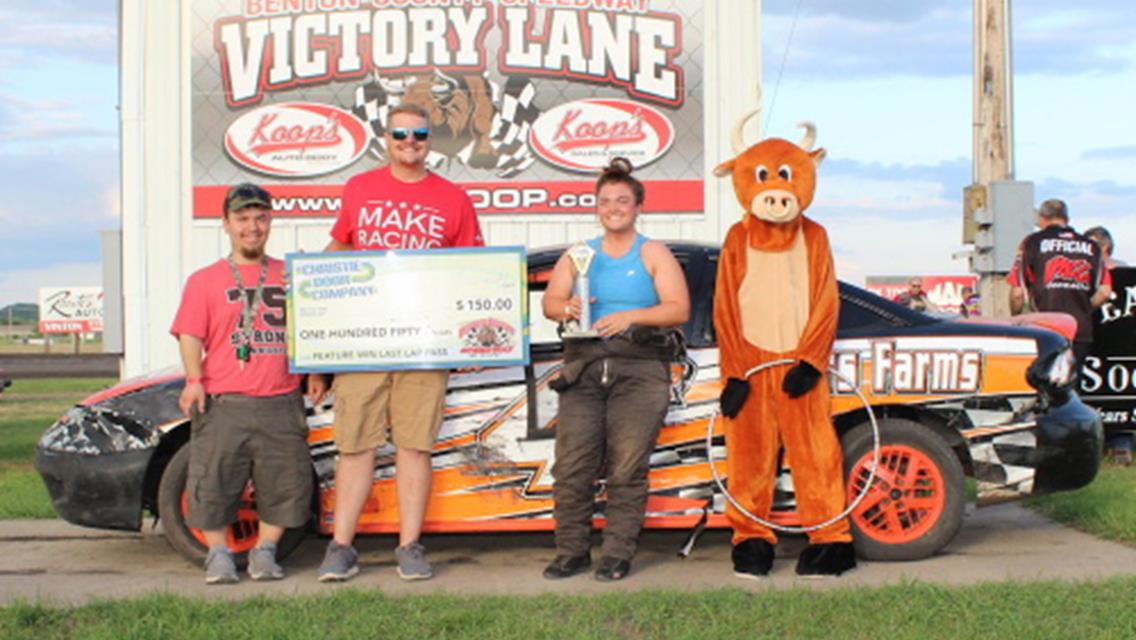 Wroten recovers, wins IMCA Stock Car thriller at the Bullring