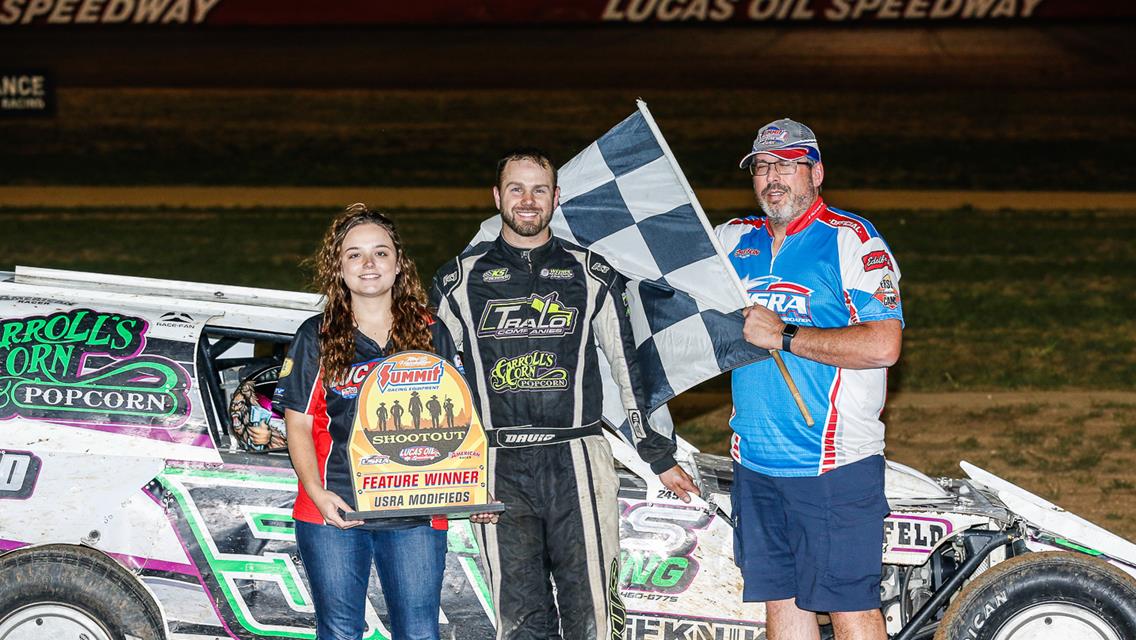 Summit USRA Nationals open with Davis, Hovden and Morton earning Shootout victories at Lucas Oil Speedway