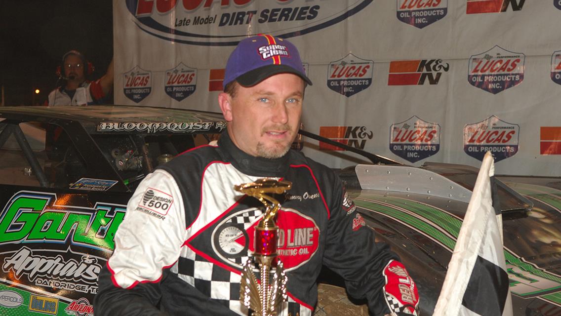 Jimmy Owens Wins Fourth Series Event of the Year with Victory on Saturday Night at Portsmouth