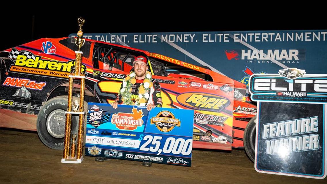 Money Mat: Williamson $25,000 Richer After Georgetown Speedway Debut