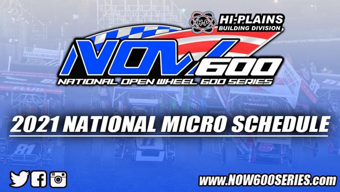 2021 NOW600 National Micro Schedule Revealed