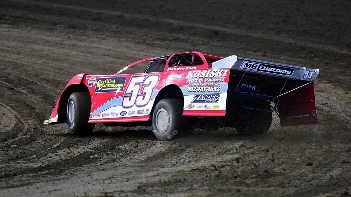 I-80 Speedway (Greenwood, NE) – Lucas Oil Late Model Dirt Series – Imperial Tile Silver Dollar Nationals – July 22nd-24th, 2022. (Todd Boyd photo)