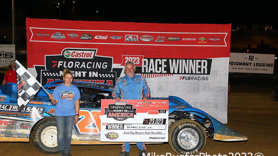 Dennis Erb Jr. Victorious in Illinois Speedweek Opener at Spoon River