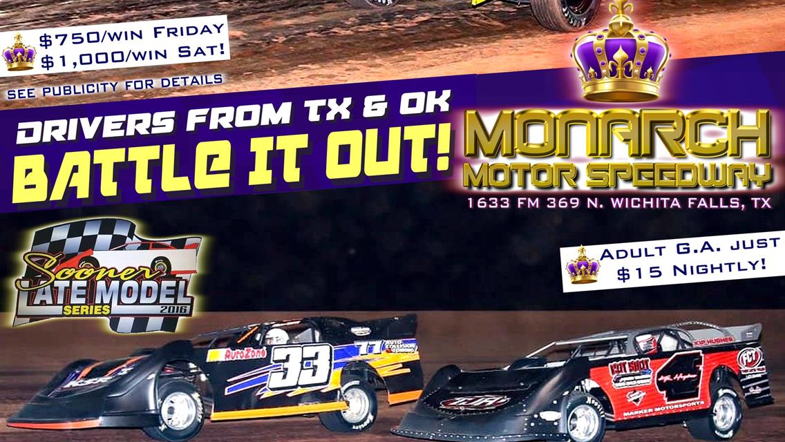 RED RIVER SHOOTOUT Coming to Monarch on FRI/SAT JUNE 14-15!