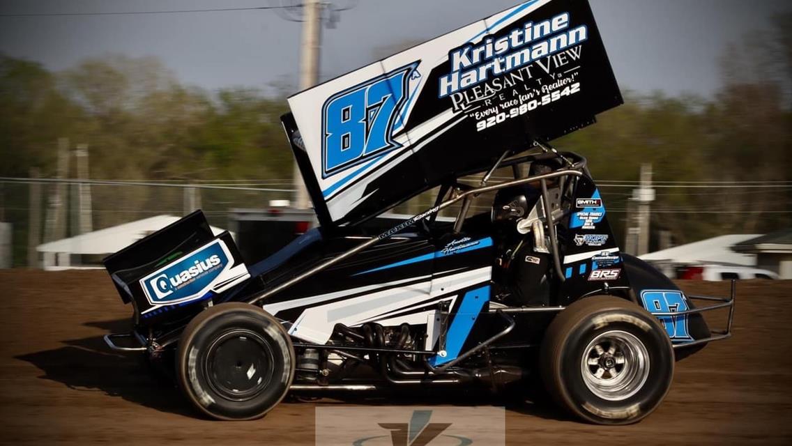 Austin Hartmann storms to career-best A-main showing at Wilmot Raceway