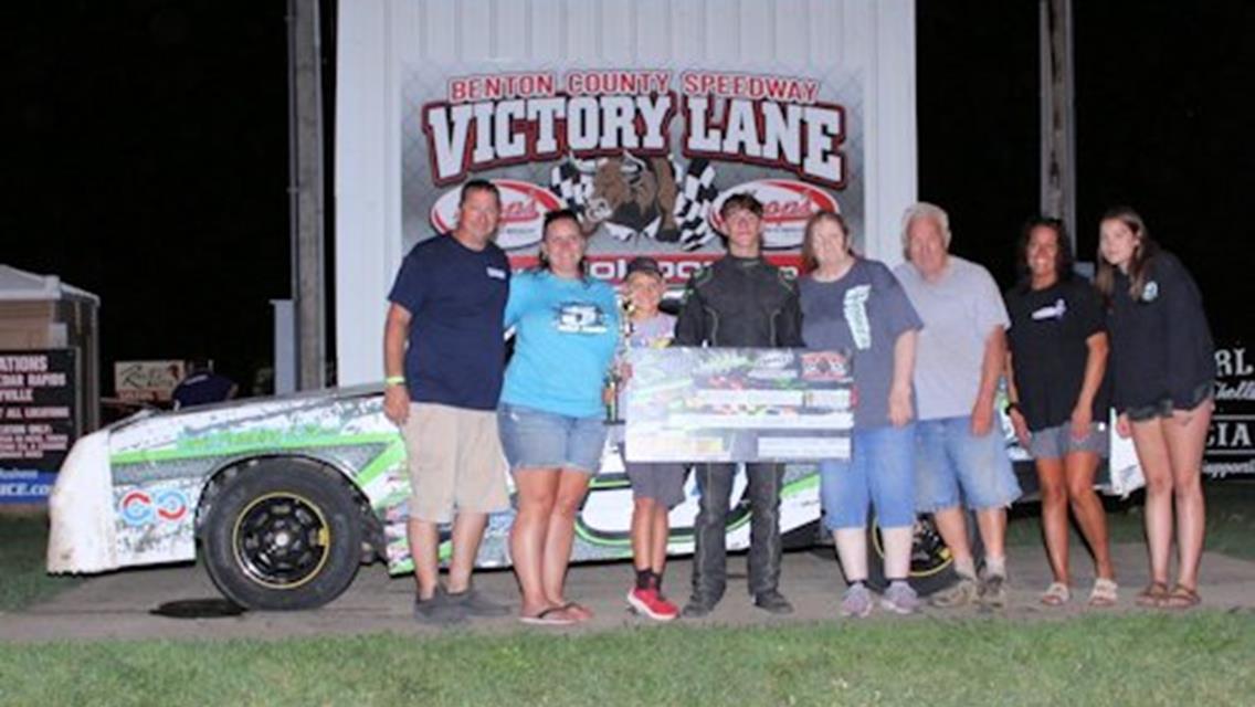 VanWyk victorious in Urbana 5 Memorial at Benton County Speedway