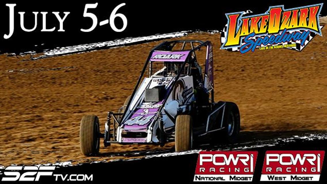 POWRi National &amp; West Midget Leagues Prepare For Independence Celebrations At Lake Ozark Speedway