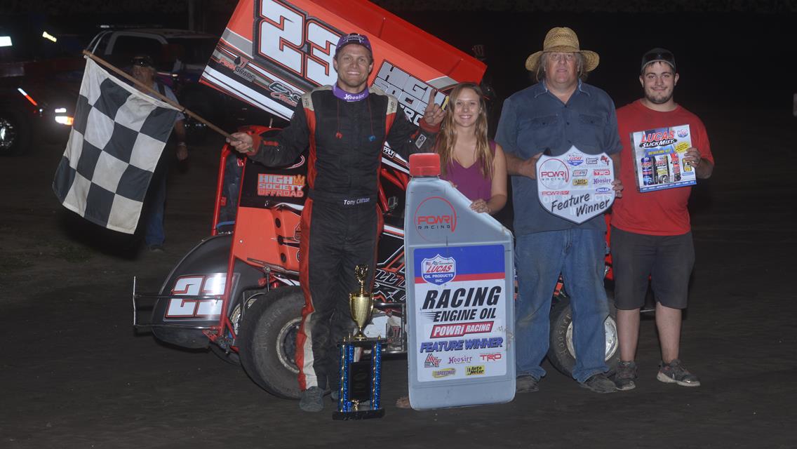 Tony Clifton Earns First POWRi Micro Win