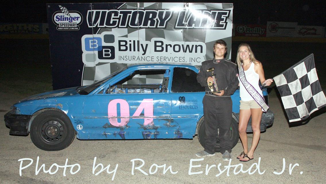Apel wins again after Leaders tangle at Slinger