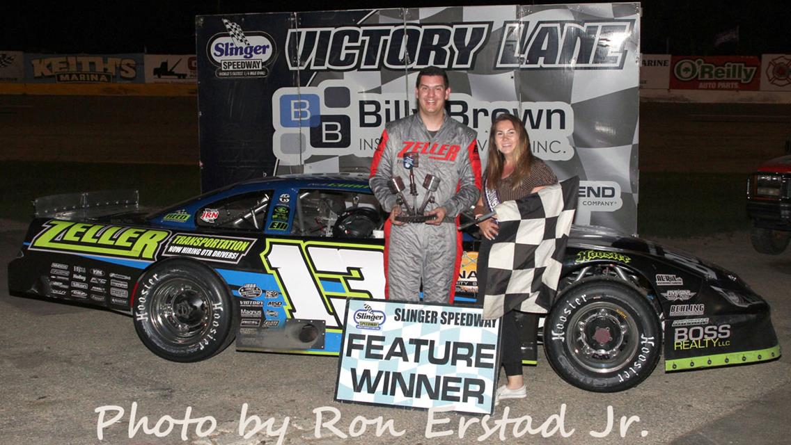 Nick Egan tops the Pro Late Models at Slinger