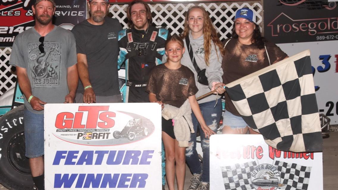 MAX FRANK WINS HIS FIRST FEATURE OF THE SEASON