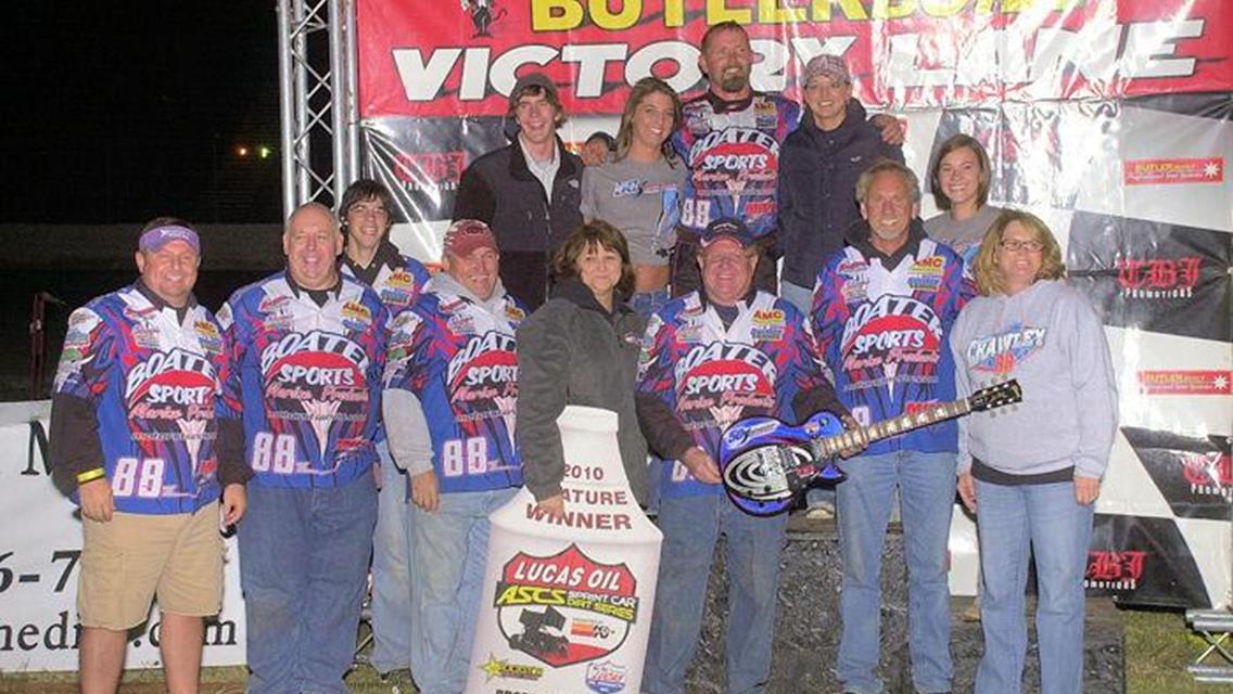 Crawley Repeats in Lucas Oil ASCS Rock ‘N Roll 50 at Riverside!
