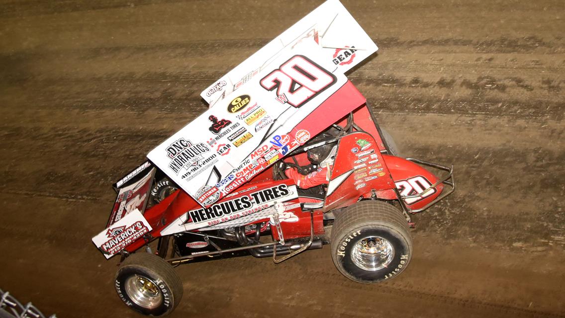 Wilson Gains 20 Positions During World of Outlaws Feature at Eldora Speedway