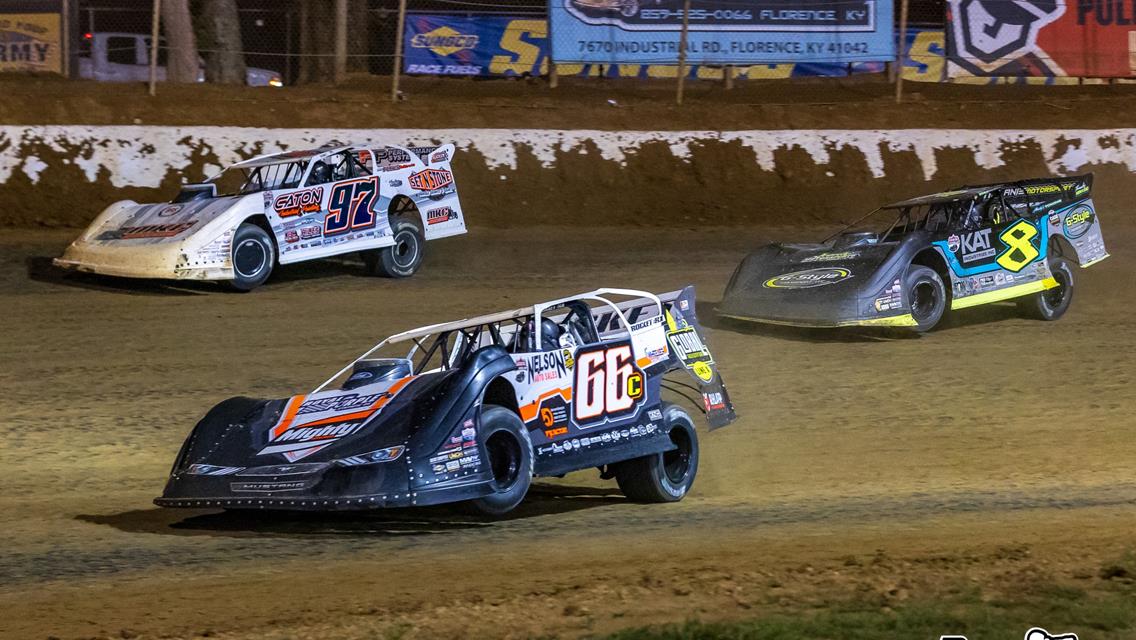 Florence Speedway (Wheatland, MO) – Lucas Oil Late Model Dirt Series – North-South 100 – August 10th-12th, 2023. (Michael Boggs photo)