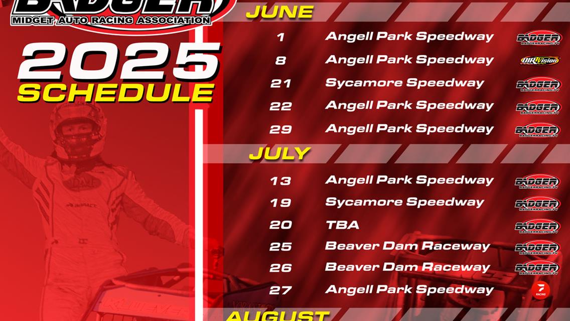 AFS Badger Midget Auto Racing Association Announces 2025 Schedule