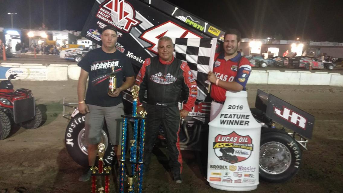 Johnny Herrera Sweeps the Lucas Oil ASCS Rushmore Rumble