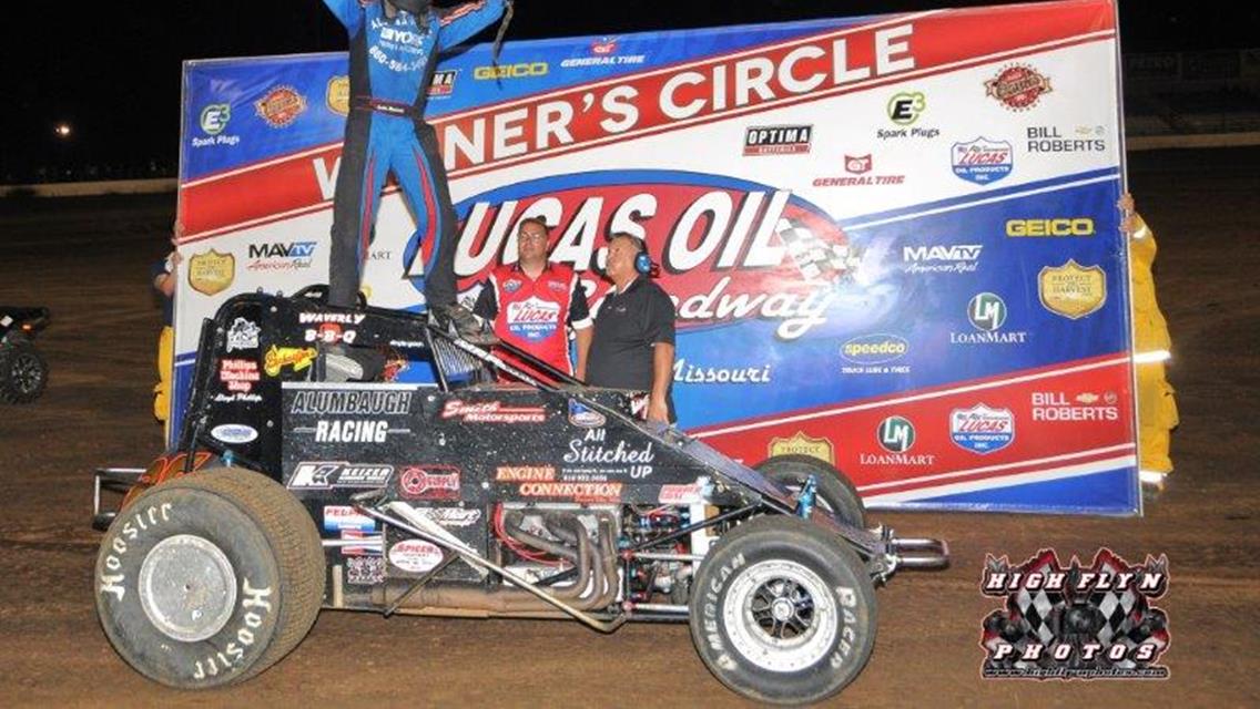 Alumbaugh wins WAR at Lucas Oil Speedway