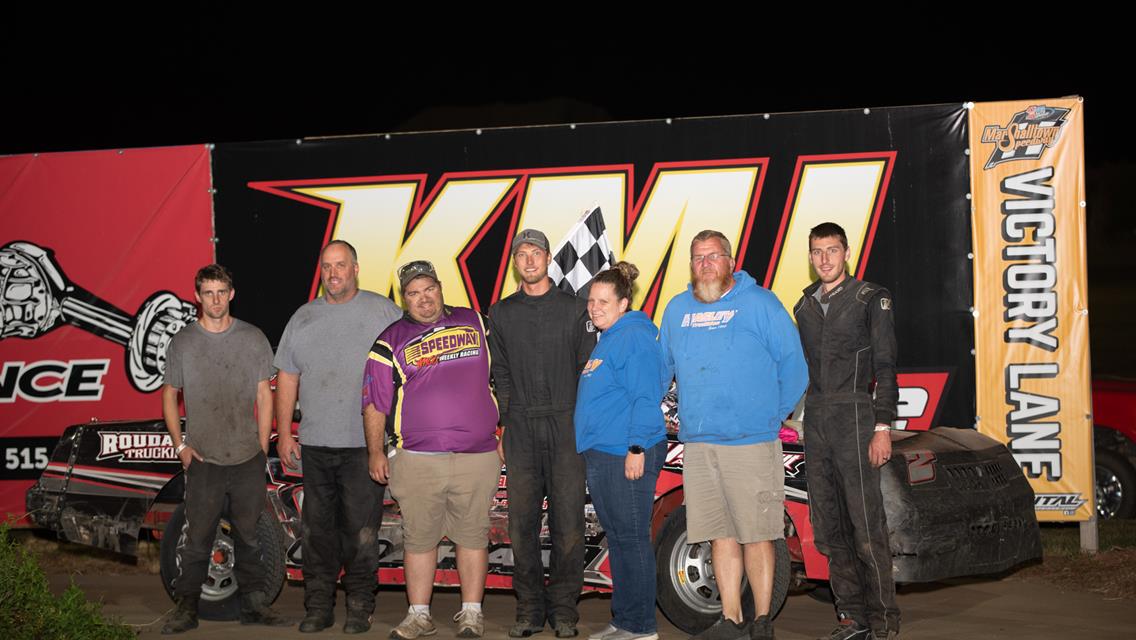 Ward and Lopez find Victory Lane as Marshalltown Speedway avoids the storms
