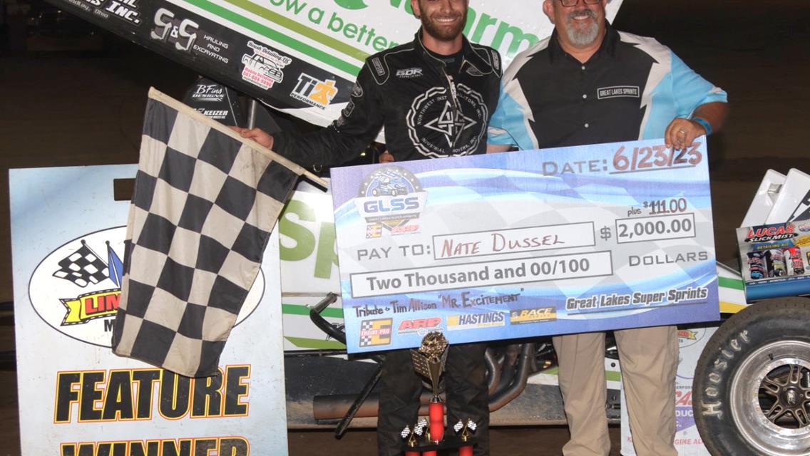 NATE DUSSEL WINS 3RD ANNUAL &quot;MR. EXCITEMENT&quot; TIM ALLISON TRIBUTE RACE