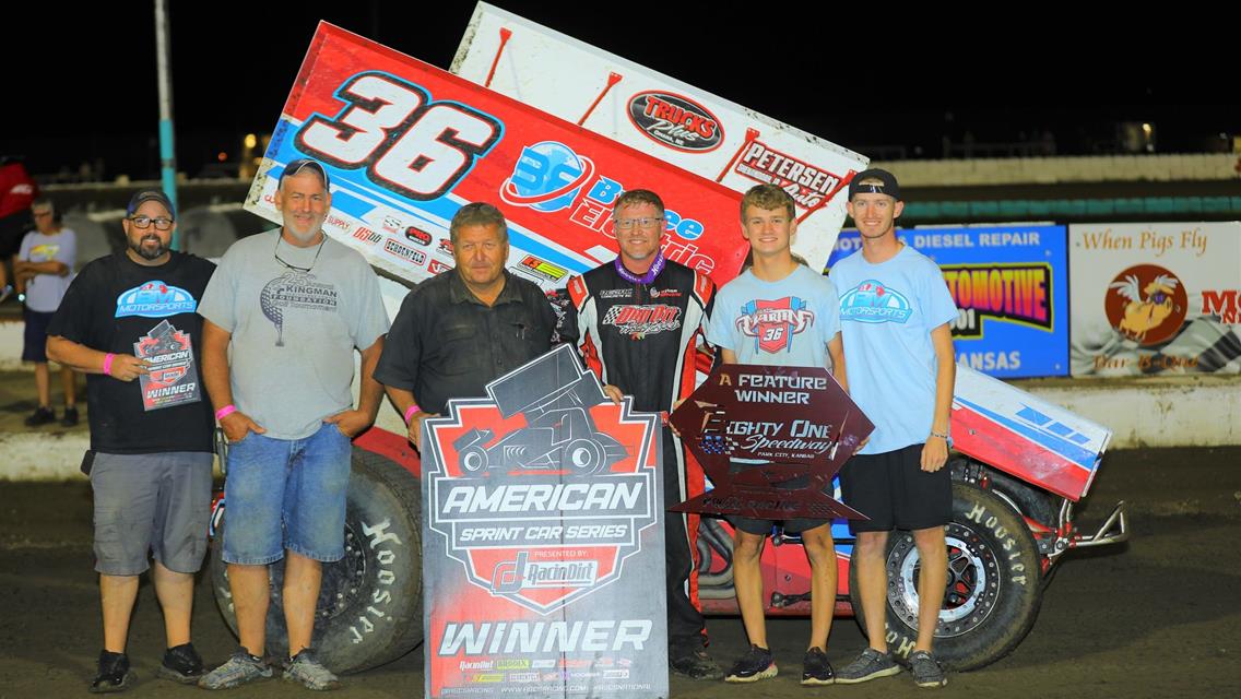 Jason Martin Wins Weather Delayed A-Feature At 81 Speedway!