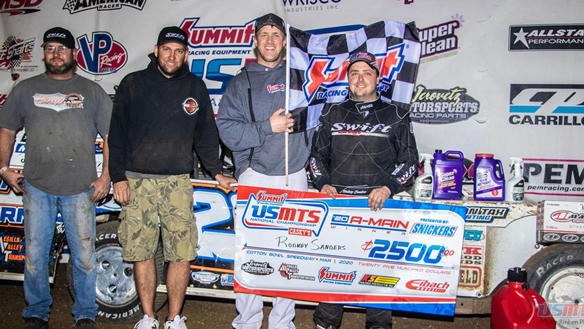 Rodney Sanders Enjoys Two-Win Weekend in USMTS Lid-Lifter