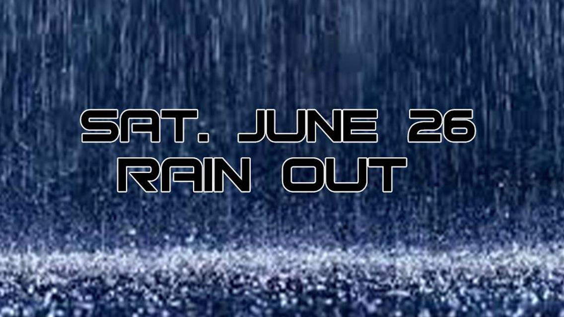 Steady Rain Saturates Lake Ozark Speedway Halting Weekly Racing