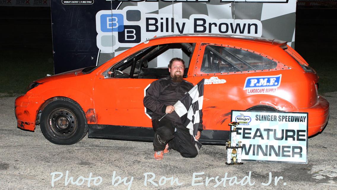 Apel Wins after Leaders Tangle at Slinger