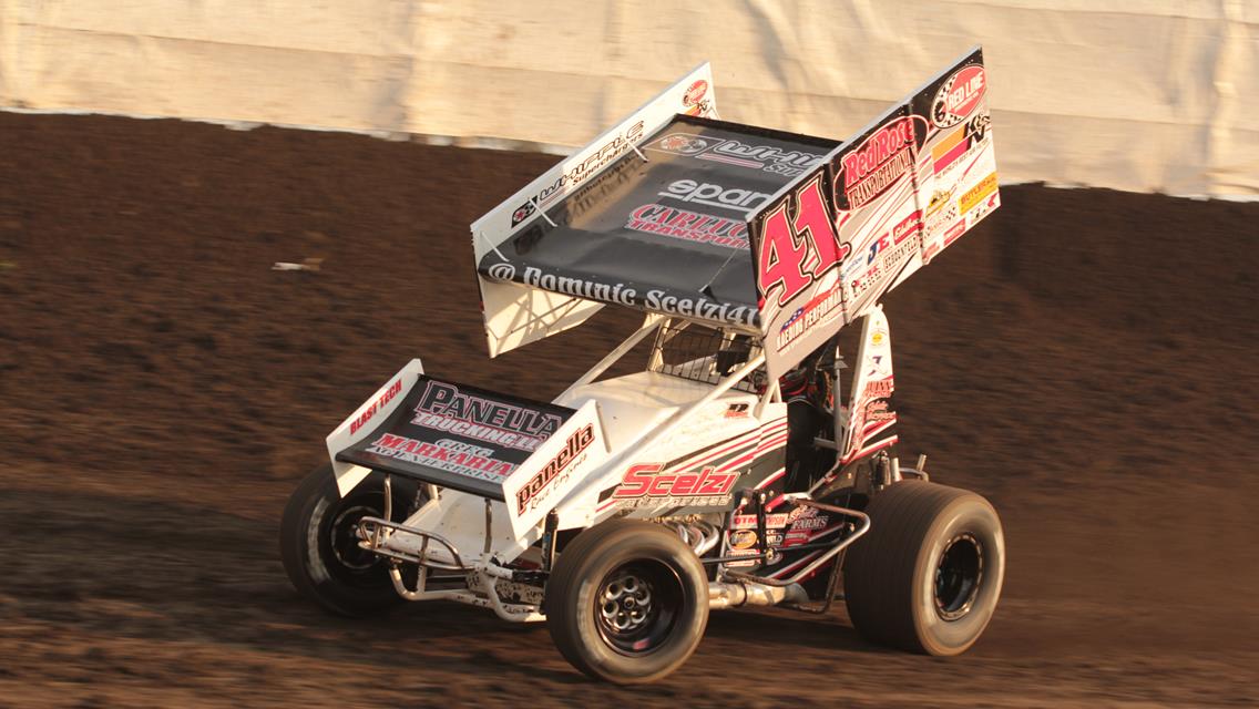 Scelzi Rebounds to Place 13th in King of the West 410 Sprint Car Series Season Finale