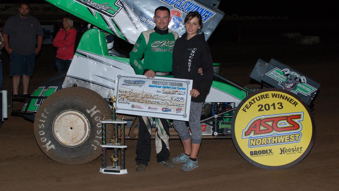Crockett Back In Cottage Grove Victory Lane