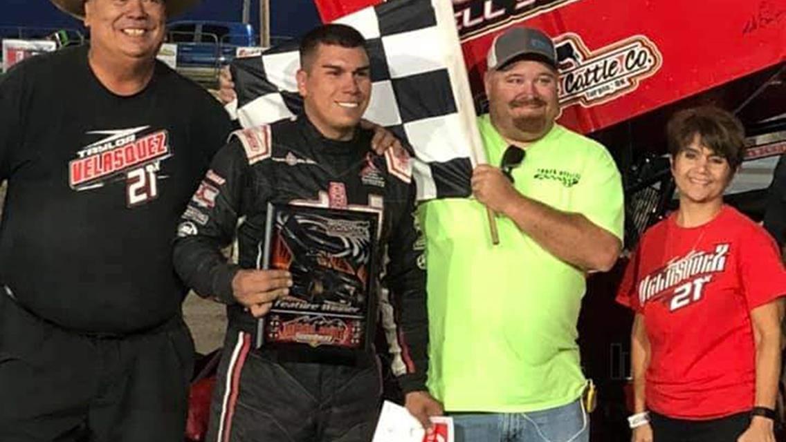 Taylor Velasquez Clutches Second URSS Win of Season at Sherman County Speedway