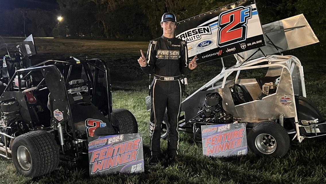 Friesen Doubles Up and Zimmerman Zooms to NOW600 Jayhusker Region Wins at Clay Center!