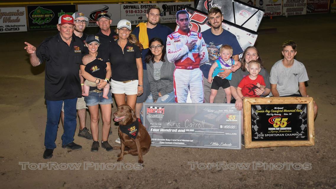 Flud Goes Three-for-Three, Mahaffey and Carroll Sweep while Scheulen Scores During the Finale of the Donnie Ray Crawford Memorial