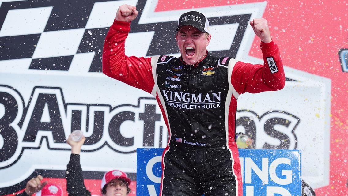Peters victorious in wild NASCAR Truck Series win at Talladega