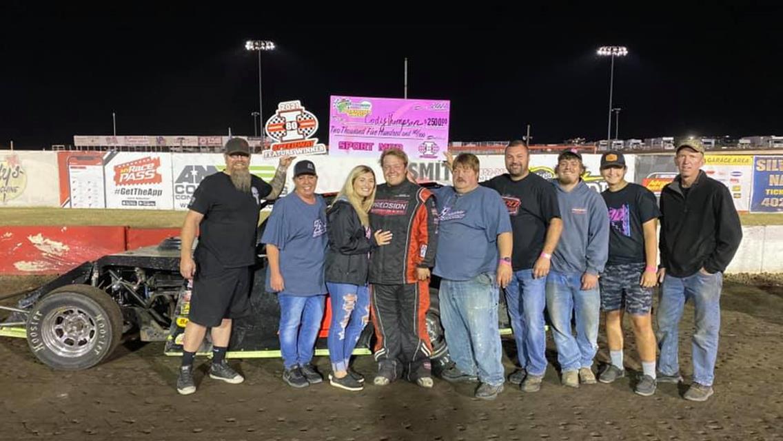 Thompson Races in Speedway Motors Cornhusker Classic