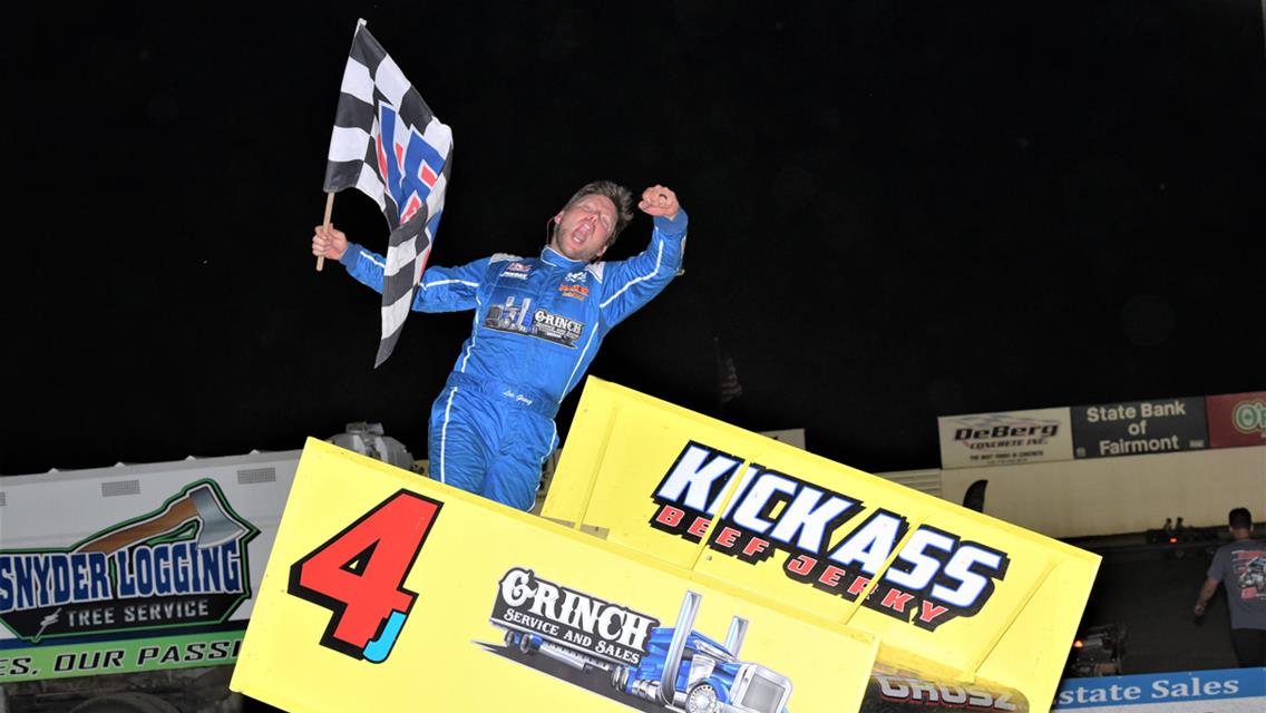 Grosz and Bosma Top Thrilling Sprint Car Features at Jackson Motorplex