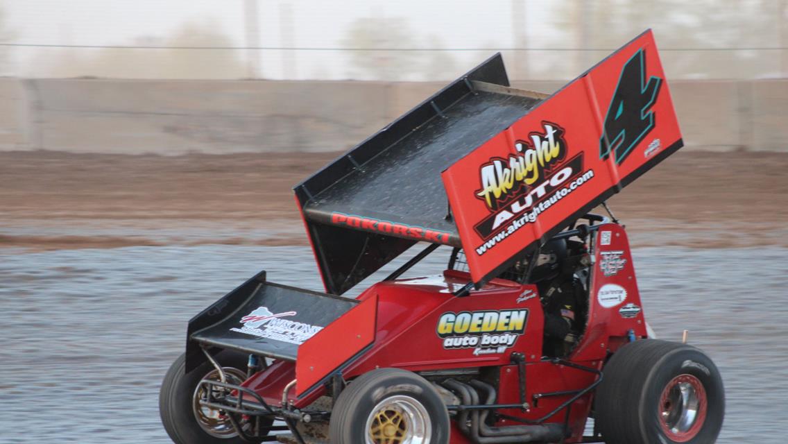 Alex Pokorski adjusts to new Akright Auto Racing Team surroundings in MSA double dip