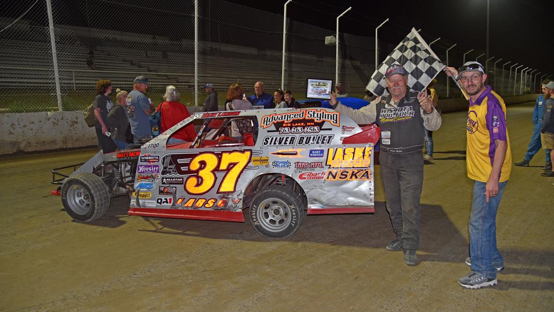 Congrats to the winners for Night 1 of our ASCS Northern Plains Region Sprint Car tour event