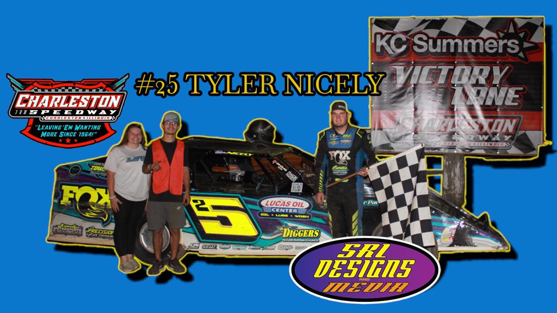 DIRTcar Modified National points leader, Tyler Nicely, goes flag to flag, 110 total cars entered; 34 DIRTcar Modifieds, Jimmy Dutlinger wins 17th feat