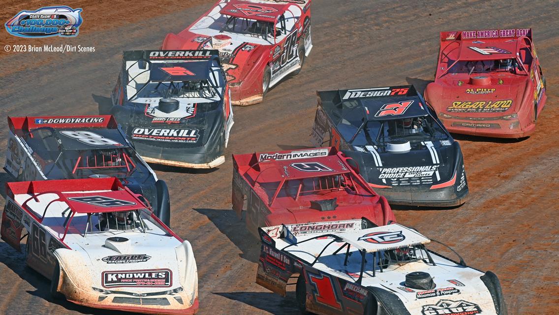 East Alabama Motor Speedway (Phenix City, AL) – Crate Racin’ USA – Alabama State Championships – September 23rd-24th, 2023. (Dirt Scenes Photo)