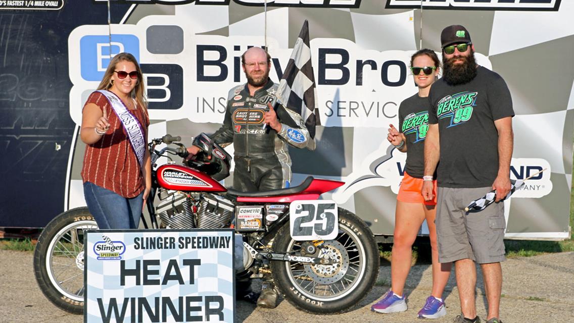 Apel Wins after Leaders Tangle at Slinger